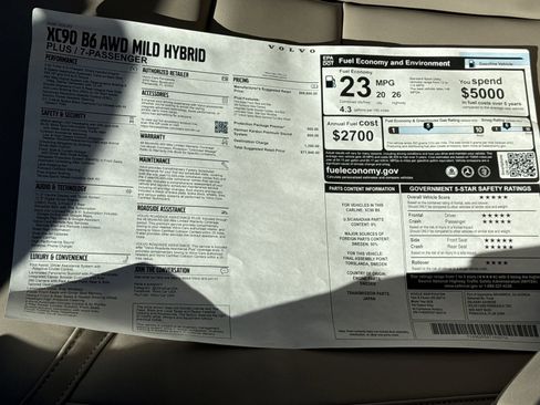 New 2026 Volvo XC90 B6 Plus w/ Protection Package Premier image 34