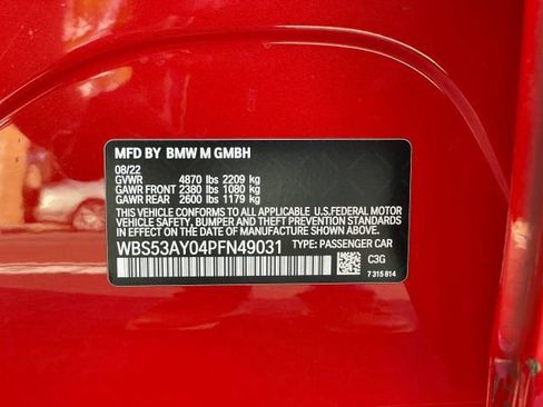 Used 2023 BMW M3 w/ Executive Package RWD image 51