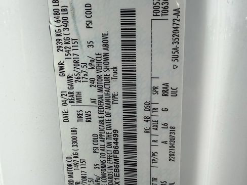 Used 2021 Ford F150 XL w/ Equipment Group 101A High AWD/4WD image 6
