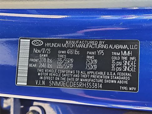 Used 2024 Hyundai Tucson Limited image 31