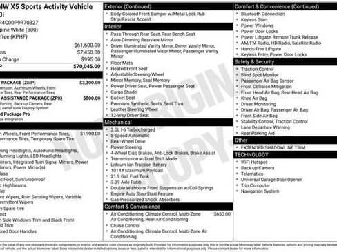 Used 2023 BMW X5 sDrive40i w/ M Sport Package RWD image 11