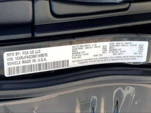 Certified 2022 Jeep Grand Cherokee Laredo X AWD/4WD image 33