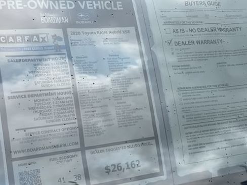 Used 2020 Toyota RAV4 XSE AWD/4WD image 27