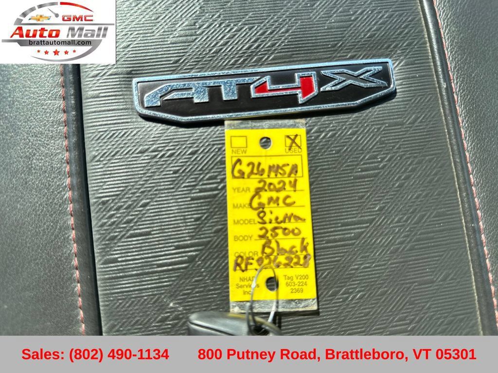 Certified 2024 GMC Sierra 2500 AT4X w/ Snow Plow Prep/Camper Package AWD/4WD image 32