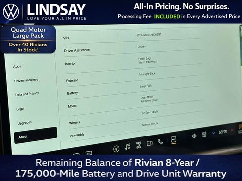 Used 2022 Rivian R1S Launch Edition image 25