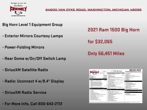 Used 2021 RAM 1500 Big Horn AWD/4WD image 5