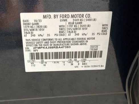 Used 2024 Ford Edge SEL w/ Convenience Package AWD/4WD image 36