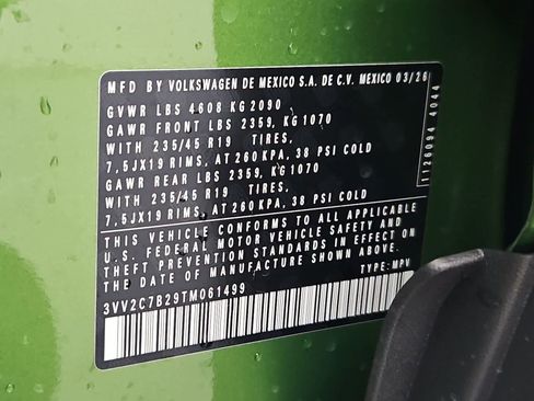 New 2026 Volkswagen Taos SE AWD/4WD image 36