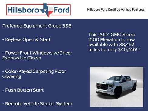 Used 2024 GMC Sierra 1500 Elevation w/ X31 Off-Road Package AWD/4WD image 9