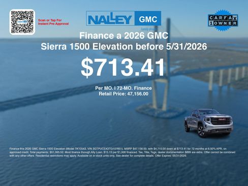 Used 2026 GMC Sierra 1500 Elevation AWD/4WD image 3