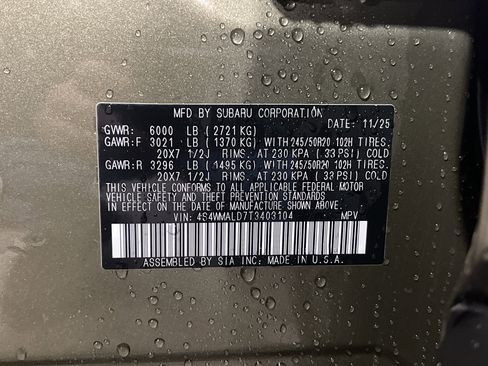 New 2026 Subaru Ascent Bronze Edition image 27