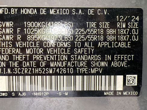 Used 2025 Honda HR-V Sport image 19