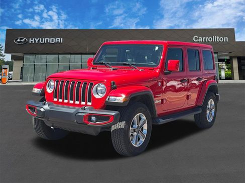 Used 2022 Jeep Wrangler Unlimited Sahara w/ Cold Weather Group AWD/4WD image 1