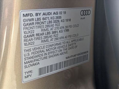 Used 2019 Audi Q8 Prestige image 16
