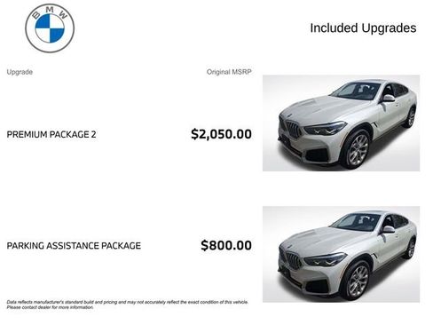 Used 2021 BMW X6 xDrive40i w/ Premium Package 2 AWD/4WD image 3
