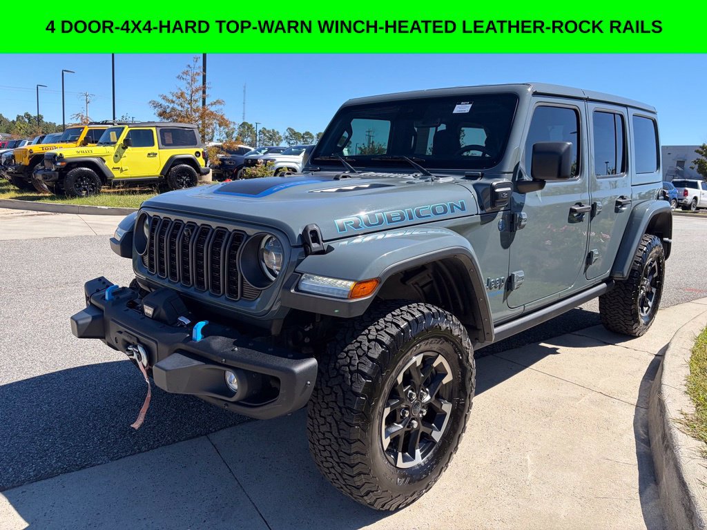 Used 2024 Jeep Wrangler Unlimited Rubicon 4xe AWD/4WD image 1