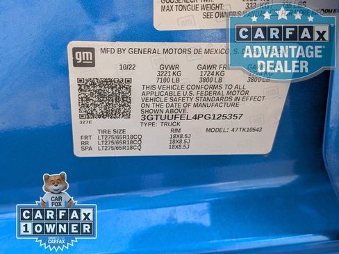 Certified 2023 GMC Sierra 1500 AT4X AWD/4WD image 38