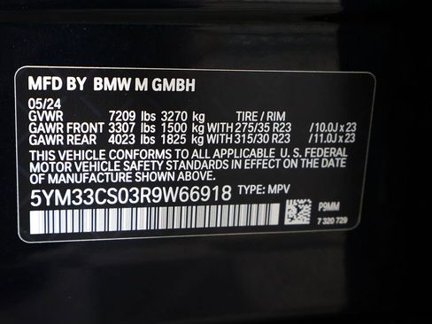Used 2024 BMW XM Label Red AWD/4WD image 68