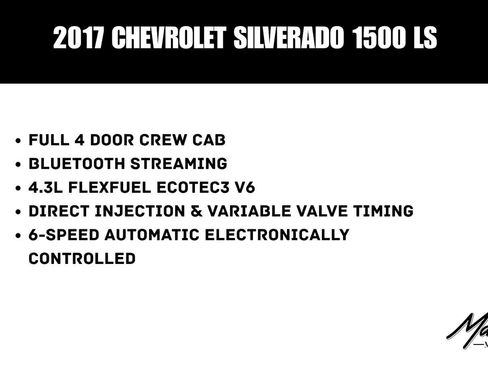 Used 2017 Chevrolet Silverado 1500 LS w/ LS Convenience Package image 2