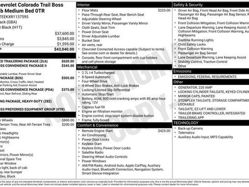 Certified 2024 Chevrolet Colorado Trail Boss w/ Advanced Trailering Package image 6