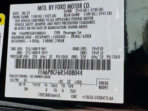 Used 2024 Ford Mustang GT Premium w/ GT Performance Package RWD image 24