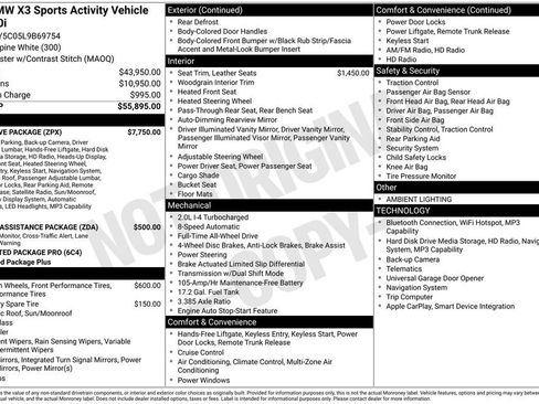 Used 2020 BMW X3 xDrive30i w/ Executive Package image 6