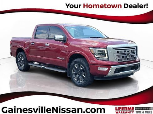 Used 2023 Nissan Titan Platinum Reserve w/ Moonroof Package AWD/4WD image 1