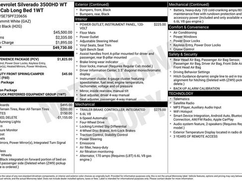 Used 2023 Chevrolet Silverado 3500 W/T w/ WT Convenience Package AWD/4WD image 7