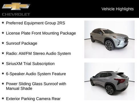Used 2025 Chevrolet Trax RS w/ Sunroof Package image 5