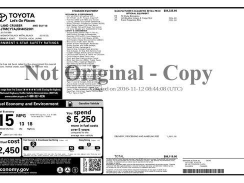 Used 2017 Toyota Land Cruiser image 2