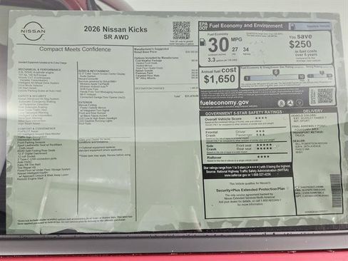 New 2026 Nissan Kicks SR w/ Cold Weather Package image 41