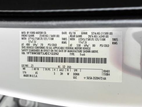 Used 2018 Ford F350 XL w/ Power Equipment Group AWD/4WD image 52
