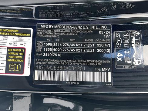 Used 2024 Mercedes-Benz EQS 450+ 4MATIC SUV image 31