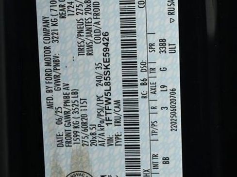 Certified 2025 Ford F150 Lariat AWD/4WD image 36