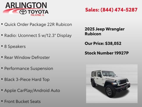 Used 2025 Jeep Wrangler Unlimited Rubicon AWD/4WD image 2