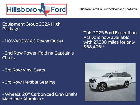 Used 2025 Ford Expedition Active AWD/4WD image 3