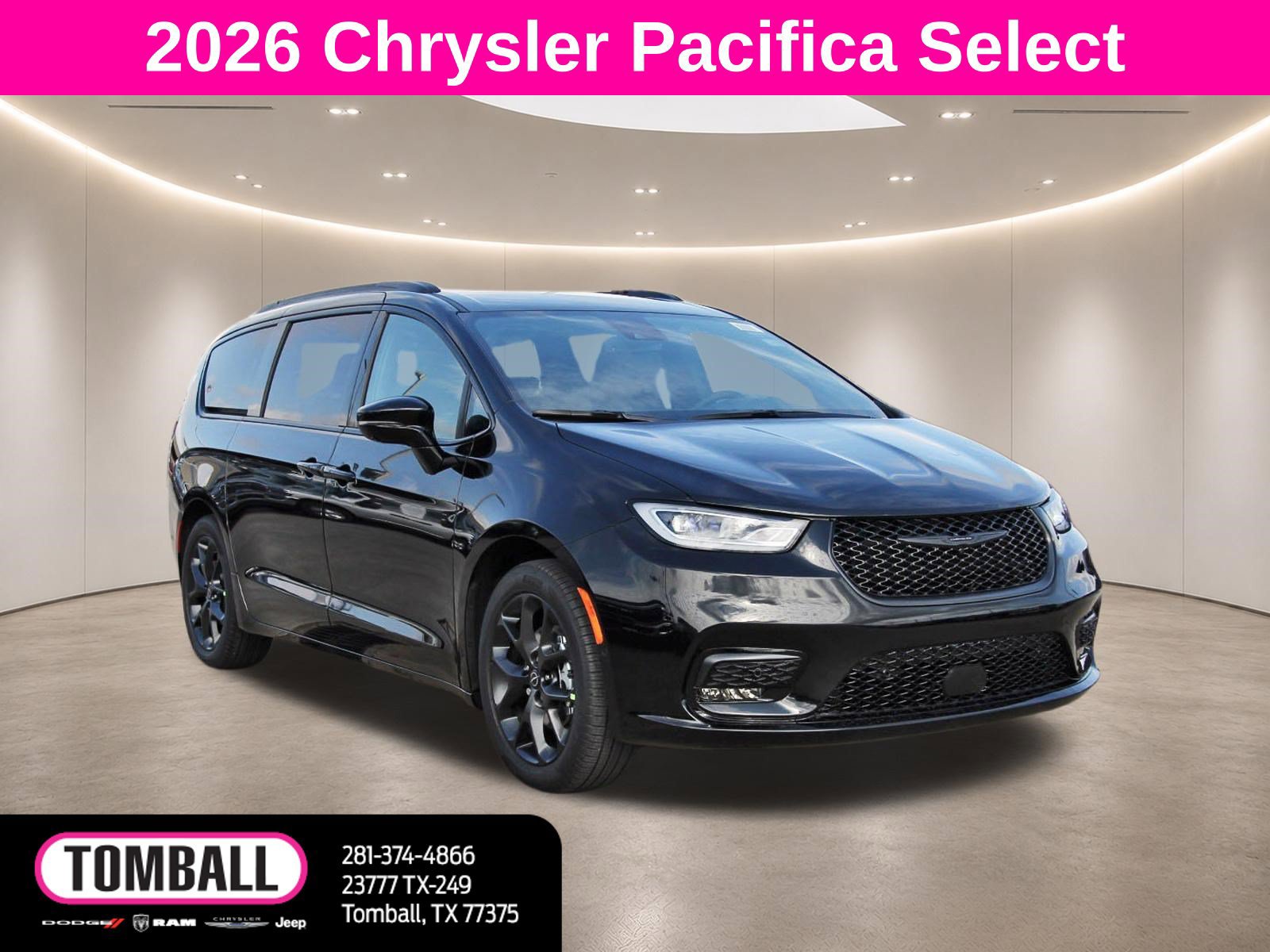 New 2026 Chrysler Pacifica Select w/ S Appearance Package FWD image 1