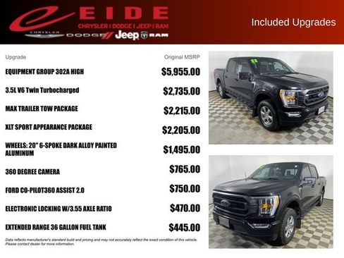 Used 2022 Ford F150 XLT w/ Equipment Group 302A High image 12