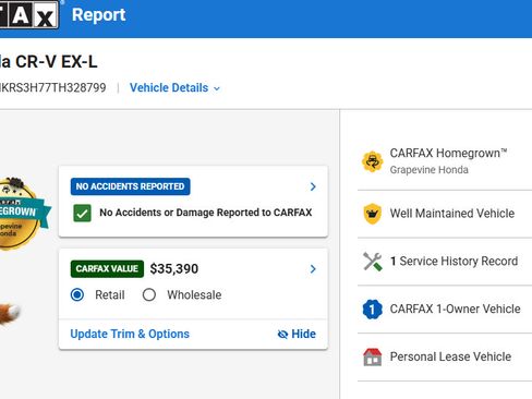 Used 2026 Honda CR-V EX-L image 36