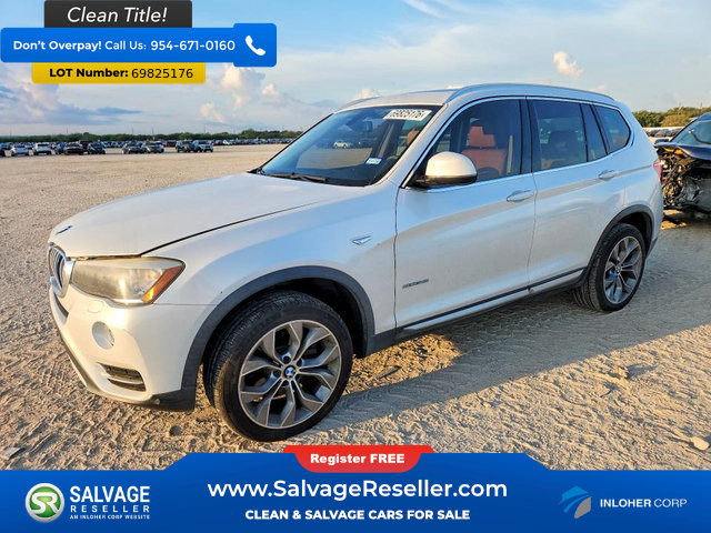Used 2016 BMW X3 sDrive28i w/ Premium Package RWD image 1