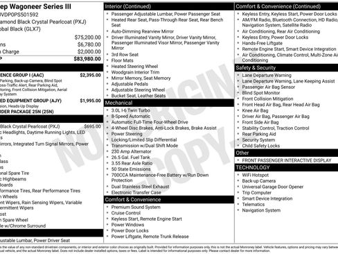 Used 2023 Jeep Wagoneer Series III w/ Convenience Group I image 3