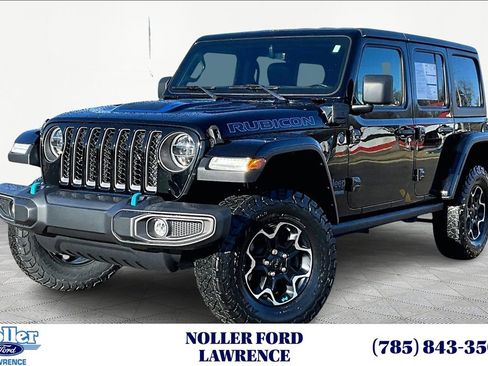 Used 2021 Jeep Wrangler Unlimited Rubicon 4xe w/ Cold Weather Group image 1