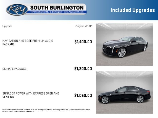 Certified 2025 Cadillac CT4 Premium Luxury RWD image 3