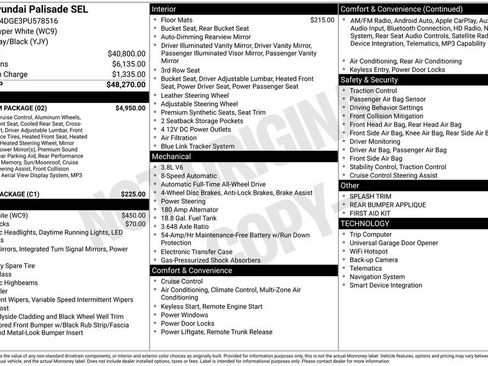 Used 2023 Hyundai Palisade SEL w/ Premium Package image 6