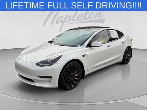 Used 2021 Tesla Model 3 Performance AWD/4WD image 1