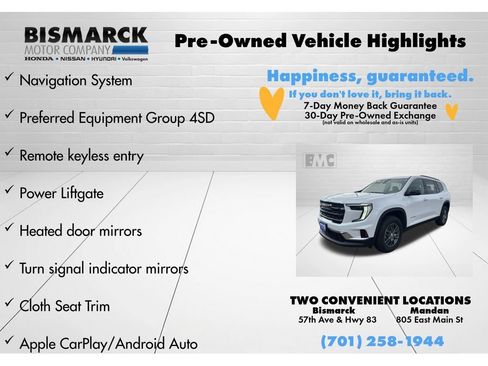 Used 2025 GMC Acadia Elevation AWD/4WD image 1