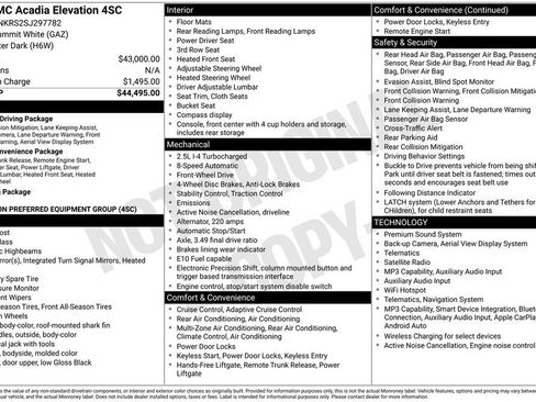 Used 2025 GMC Acadia Elevation FWD image 26