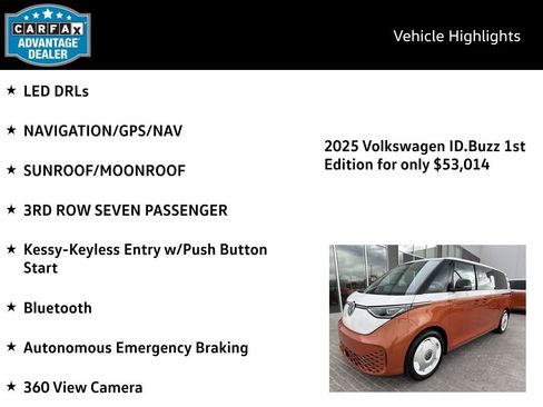 Certified 2025 Volkswagen ID. Buzz 1st Edition AWD/4WD image 4
