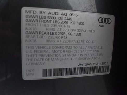 Used 2015 Audi Q5 2.0T Premium Plus w/ Technology Package AWD/4WD image 4