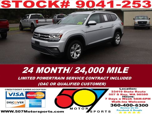 Used 2019 Volkswagen Atlas SE image 1